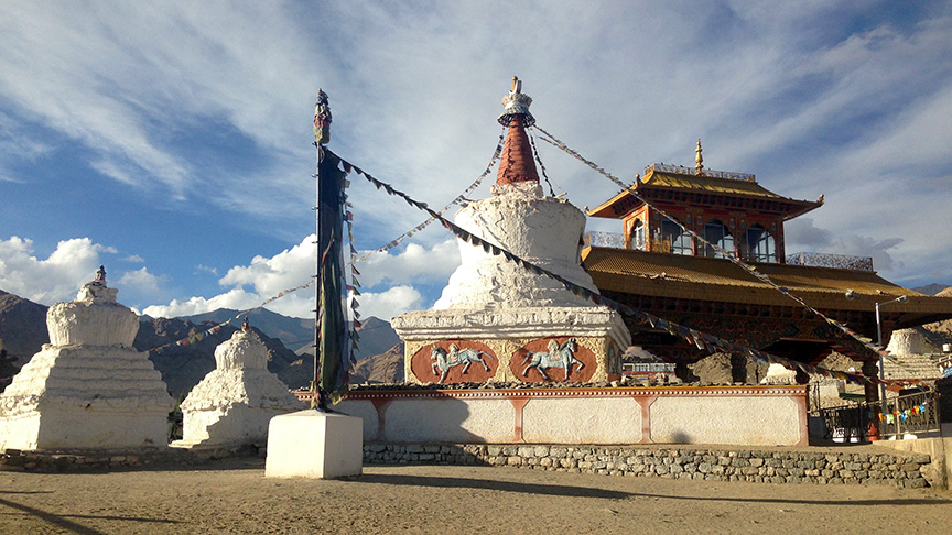 Leh Ladakh India stupa