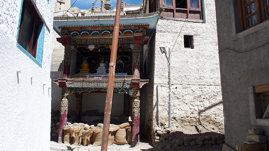 Leh Ladakh India Buddhist temple